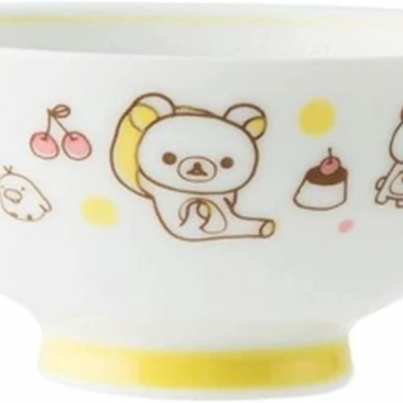 New 4" Rilakkuma Ceramic Rice Bowl - Picture 10 of 10